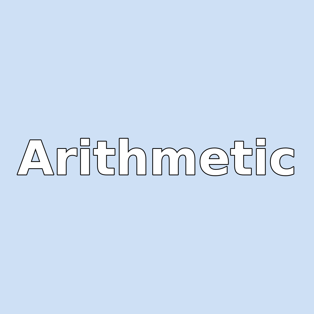 Arithmetic Booklets
