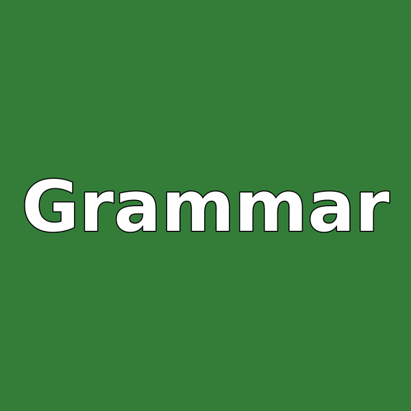 Grammar Booklets